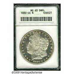 1880-CC S$1 MS63 Deep Mirror Prooflike PCGS. This