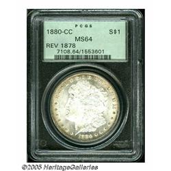 1880/79-CC S$1 Reverse of 1878 MS64 PCGS. VAM-4. 