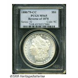1880/79-CC S$1 Reverse of 1878 MS65 PCGS. VAM-4. 