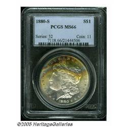 1880-S S$1 MS66 PCGS. This is one of those toned 