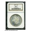 Image 1 : 1880-S S$1 MS67 NGC. Medium S. Pleasing honey col