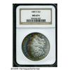 Image 1 : 1880-S S$1 MS67 S NGC. Large S. Bands of vivid ru