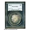 Image 1 : 1883-S S$1 MS62 PCGS. A fully lustrous and nicely