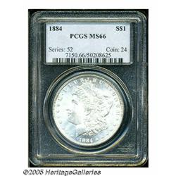 1884 S$1 MS66 PCGS. The 1884 has a substantial mi