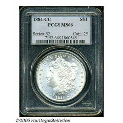 1884-CC S$1 MS66 PCGS. This is a gorgeous Premium