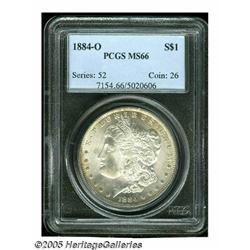 1884-O S$1 MS66 PCGS. Lightly toned about the obv