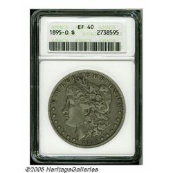 1895-O S$1 XF40 ANACS. A pleasing example with na