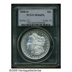 1898-O S$1 MS66 Prooflike PCGS. This well struck 