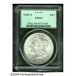 1899-S S$1 MS64 PCGS. A fully brilliant example o