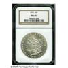 Image 1 : 1900 S$1 MS66 NGC. Lustrous surfaces show traces 