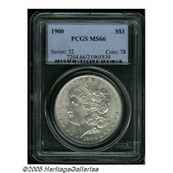 1900 S$1 MS66 PCGS. Sharply struck and fully bril