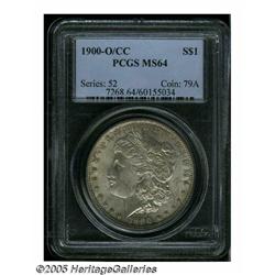 1900-O/CC S$1 MS64 PCGS. VAM-12. A Top 100 Variet