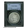 Image 3 : 1901 S$1 MS61 PCGS. The surfaces on this very dif