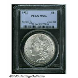 1902 S$1 MS66 PCGS. Radiant luster is emitted fro