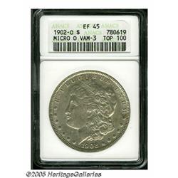 1902-O S$1 Micro O XF45 ANACS. VAM-3, A Top 100 V