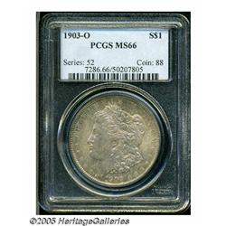 1903-O S$1 MS66 PCGS. Dazzling, radiant luster ex