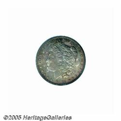 1881 S$1 PR66 PCGS. Deeply toned in mottled iride