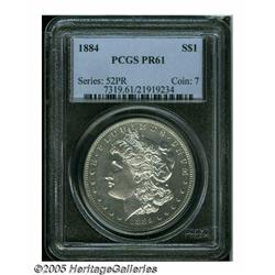 1884 S$1 PR61 PCGS. An attractive coin that, whil
