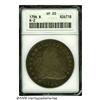 Image 3 : 1796 S$1 Small Date, Small Letters VF20 ANACS. B-