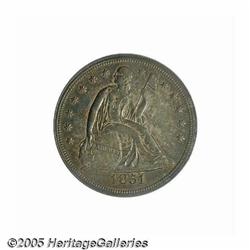 1851 S$1 Original AU58 PCGS. Without a doubt, dis