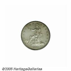 1880 T$1 PR63 PCGS. Faint traces of champagne ton