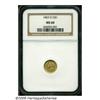 Image 1 : 1852-O G$1 MS60 NGC. The 52-O is generally offere