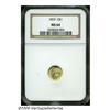 Image 1 : 1853 G$1 MS64 NGC. Impeccably preserved and well 