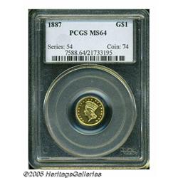 1887 G$1 MS64 Prooflike PCGS. This is a wonderful