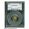 Image 1 : 1887 G$1 MS64 Prooflike PCGS. This is a wonderful
