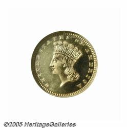 1884 G$1 PR67 Cameo NGC. Doubled Date. Breen-6107