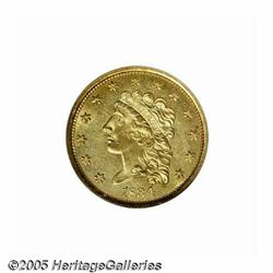 1834 $2 1/2 MS65 NGC. Large Head, Breen-6140, McC