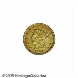 1858-C $2 1/2 XF40 PCGS. Variety 18-J. This is th