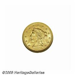 1873 $2 1/2 Closed 3 MS63 NGC. A moderately scarc