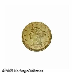 1877 $2 1/2 AU58 NGC. Collectors have long recogn