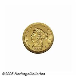 1878-S $2 1/2 MS64 NGC. Sharply struck and fully 