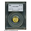 Image 1 : 1904 $2 1/2 MS65 PCGS. Deep apricot colors fill t