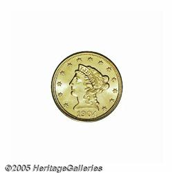 1904 $2 1/2 MS67 PCGS. Struck in honey-gold, this