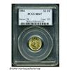 Image 3 : 1904 $2 1/2 MS67 PCGS. Struck in honey-gold, this