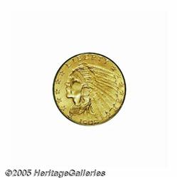 1908 $2 1/2 MS64 PCGS. A combination of mellow ye