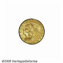 1911 $2 1/2 MS64 PCGS. Sharp and attractive with 