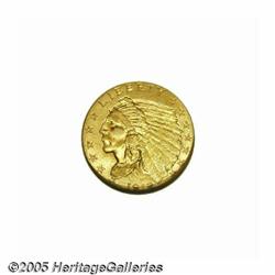 1912 $2 1/2 MS64 NGC. Sharply struck with intense