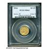 Image 1 : 1914 $2 1/2 MS61 PCGS. Fully lustrous with dark y