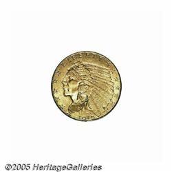 1915 $2 1/2 MS64 PCGS. This quarter eagle shows d