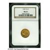 Image 1 : 1926 $2 1/2 MS63 NGC. A boldly struck and attract