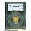 Image 1 : 1926 $2 1/2 MS64 PCGS. Frosty yellow-gold luster 
