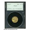 Image 1 : 1927 $2 1/2 MS62 PCGS. Luminous straw-gold color 