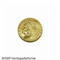 1929 $2 1/2 MS65 NGC. Sharply struck and fully lu