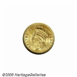 1854 $3 MS64 NGC. The 1854 was saved in surprisin