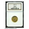 Image 3 : 1854 $3 MS64 NGC. The 1854 was saved in surprisin