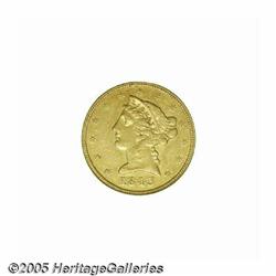 1843-D $5 Medium D XF45 PCGS. Variety 10-H. If th